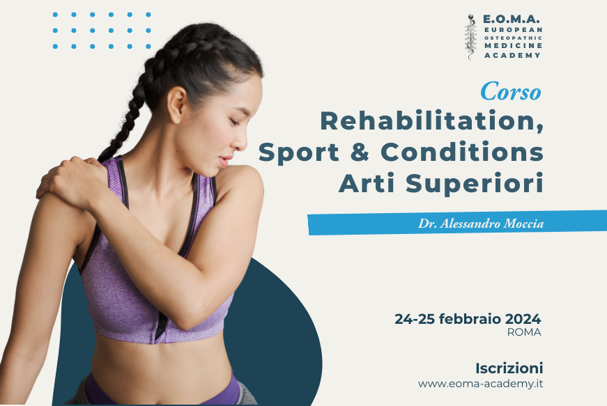 CORSO Rehabilitation, Sport & Conditions Arti Superiori febbraio 2024 roma