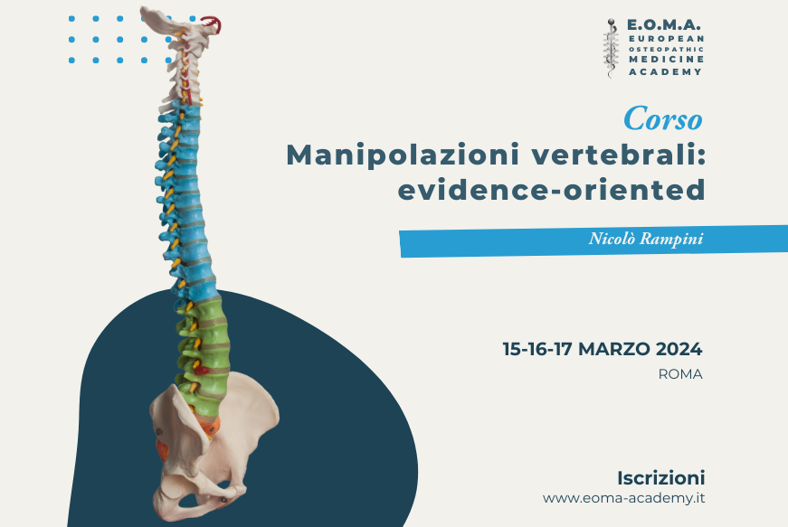 corso Manipolazioni vertebrali evidence-oriented roma